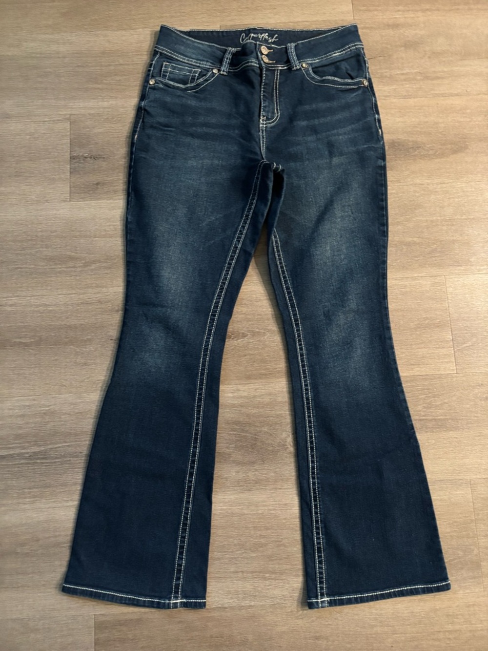 Dark Blue Women’s Flared Jeans